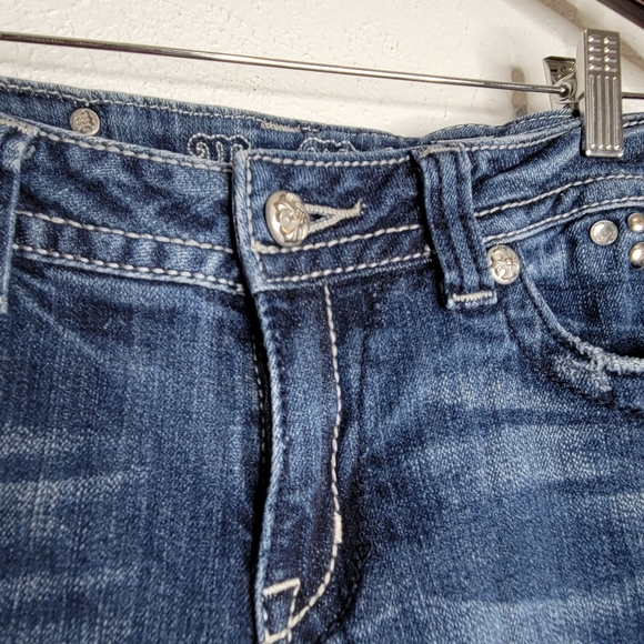 Miss Me Boot Cut Jeans Size 30 x 35 - Picture 8 of 15